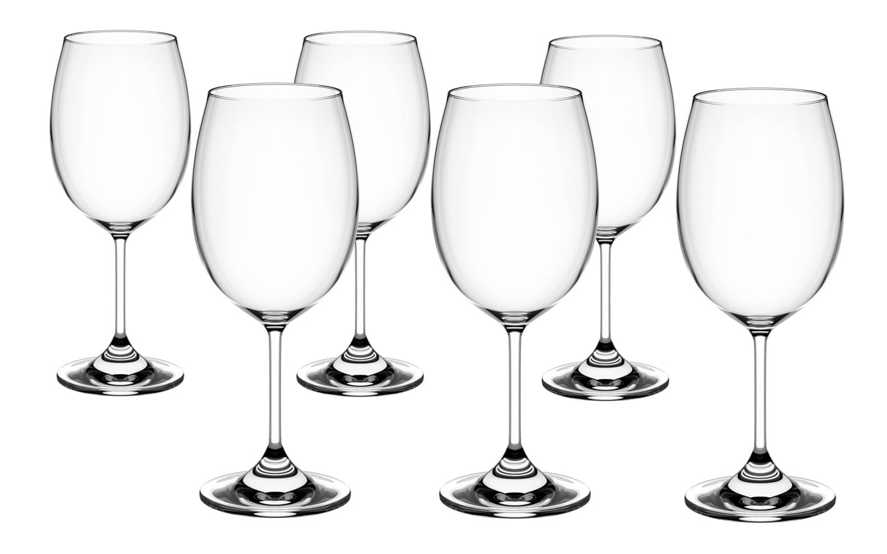 Jogo de 6 Taças de Cristal Bohemia para Vinho Branco Sense 350 ML - Haus Concept