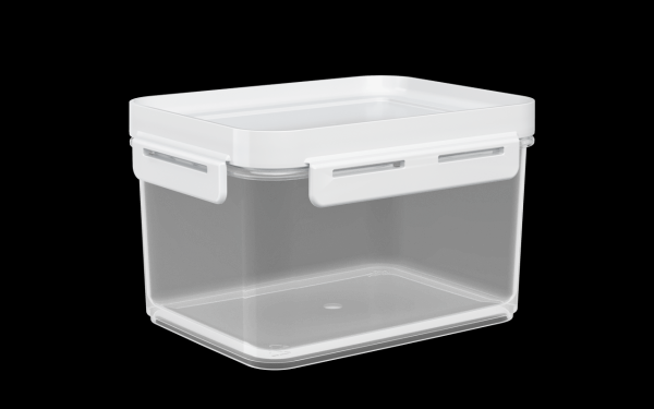 Encontraproduto.com.br - Kit de Potes Herméticos Com Tampa 8 Peças Polipropileno Linha Flap Coza