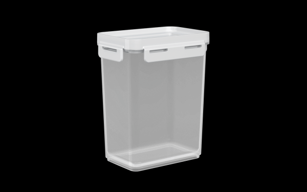 Encontraproduto.com.br - Kit de Potes Herméticos Com Tampa 8 Peças Polipropileno Linha Flap Coza