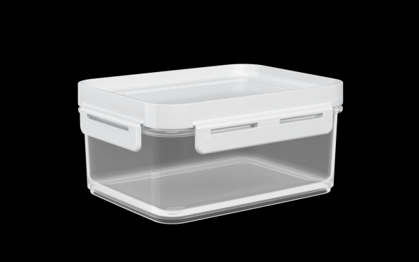 Encontraproduto.com.br - Kit de Potes Herméticos Com Tampa 8 Peças Polipropileno Linha Flap Coza