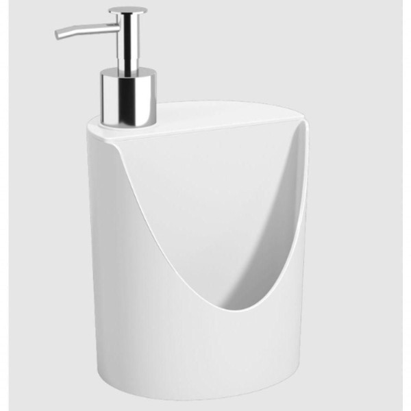 Encontraproduto.com.br - Porta Sabonete Líquido Coza RJ 600ml Branco