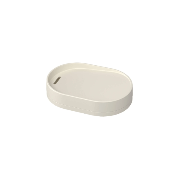 Saboneteira de Bancada Serene Bege 13cm