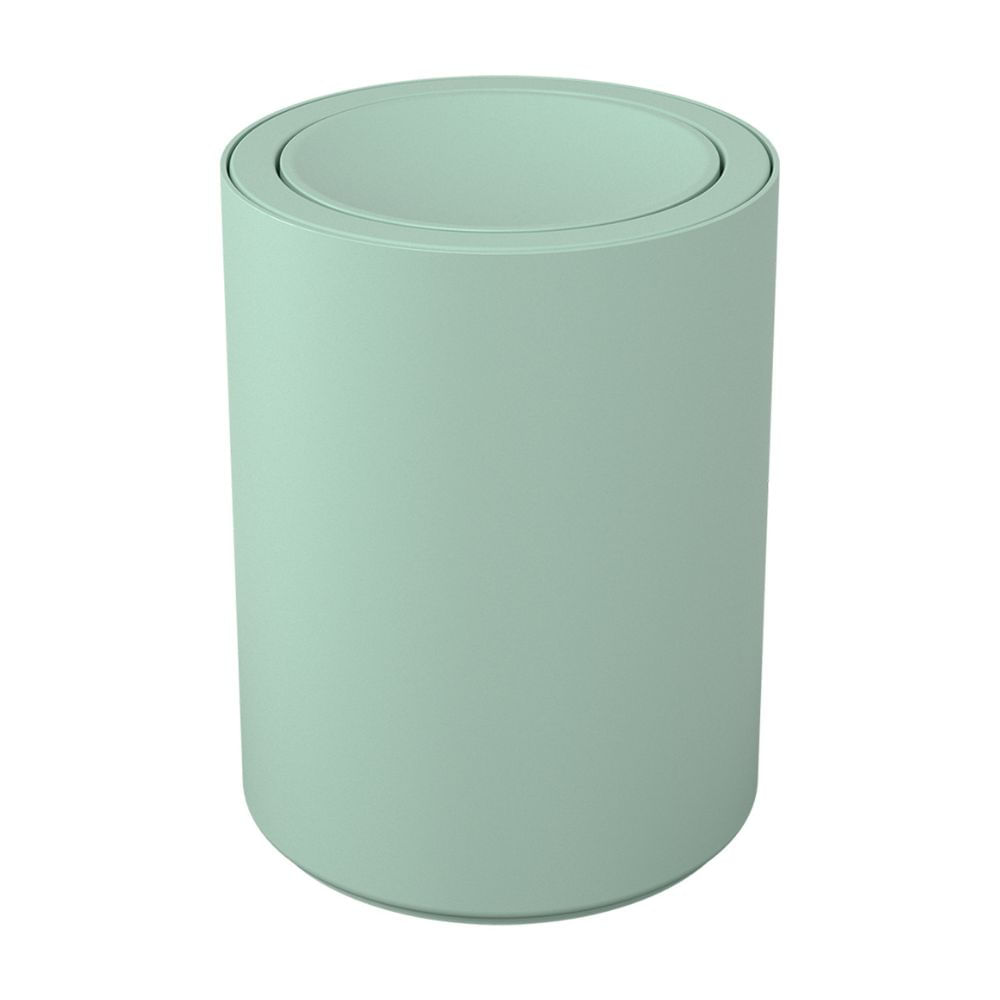 Encontraproduto.com.br - Lixeira Com Tampa Basculante Serene 1l Verde Jade Coza