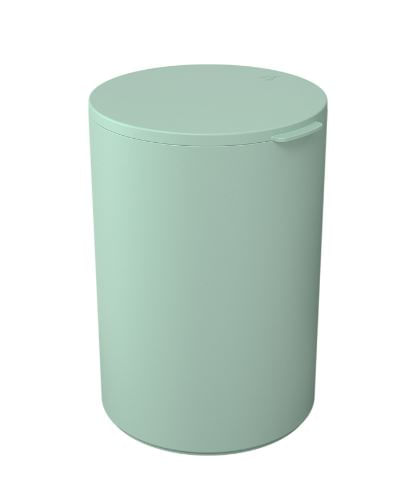 Encontraproduto.com.br - Lixiera Com Tampa Serene 5l Verde Jade Coza