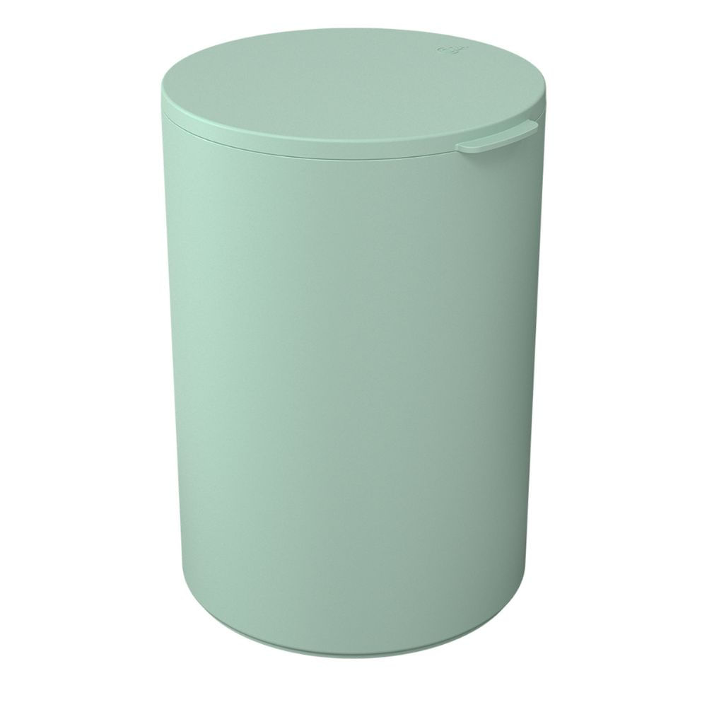 Encontraproduto.com.br - Lixiera Com Tampa Serene 5l Verde Jade Coza