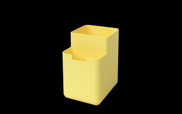 Organizador De Pia Single Coza Amarelo