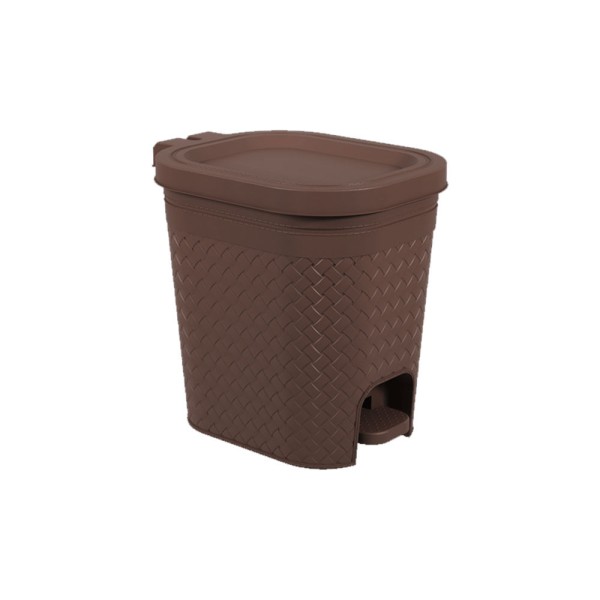 Encontraproduto.com.br - Lixeira Craft 14,7 Litros com Pedal MRM - 10915/0496 - Coza