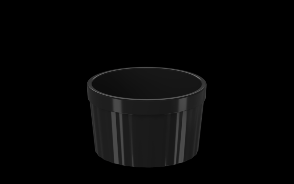 Encontraproduto.com.br - Ramekin 150ml Preto Uno Coza 7,9 x 4,7 cm