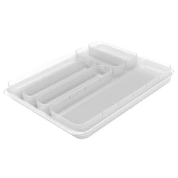 Organizador de Gavetas Coza Perfect em Polipropileno Natural  7 Peças