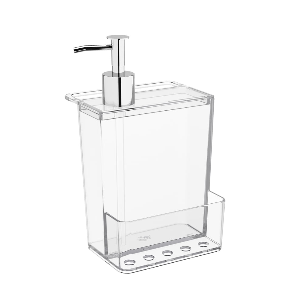 Encontraproduto.com.br - Dispenser Multi 600ml Cristal Coza