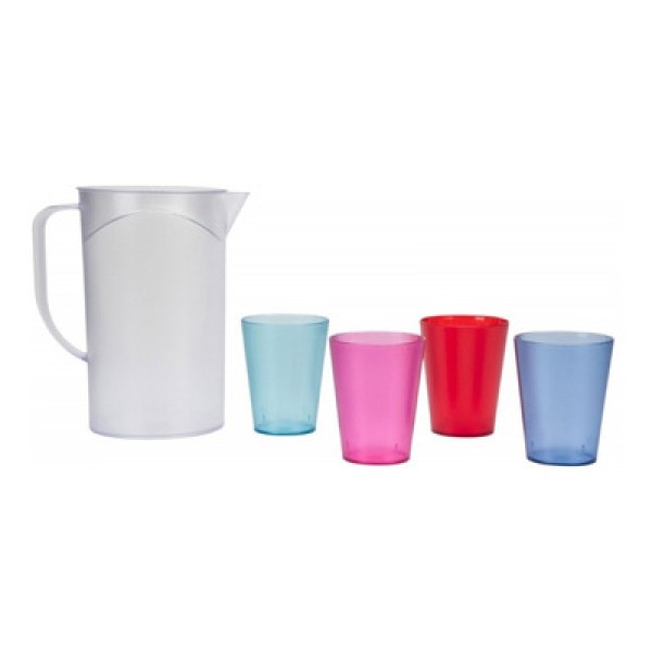Jarra 2L com 4 Copos 300ml - Coza