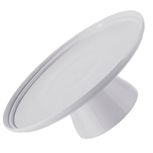 Encontraproduto.com.br - Boleira Grande Cake Com Cúpula 32 X 32 X 26,7 Cm Branco Coza