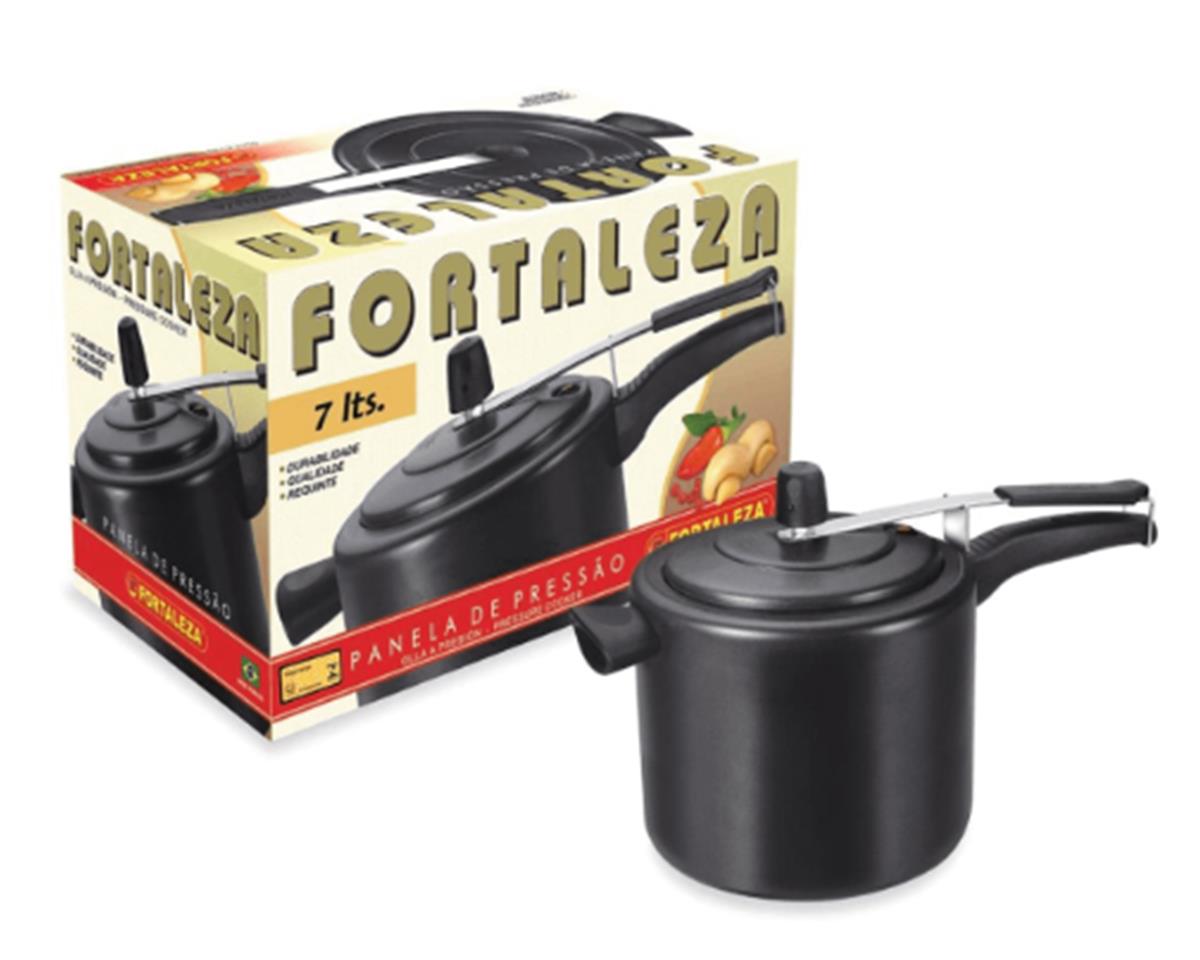 Encontraproduto.com.br - PANELA PRESSAO 7L BLACK  FORT