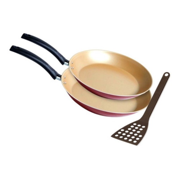 Conjunto de Frigideiras Antiaderente 18cm e 22 cm Fortaleza