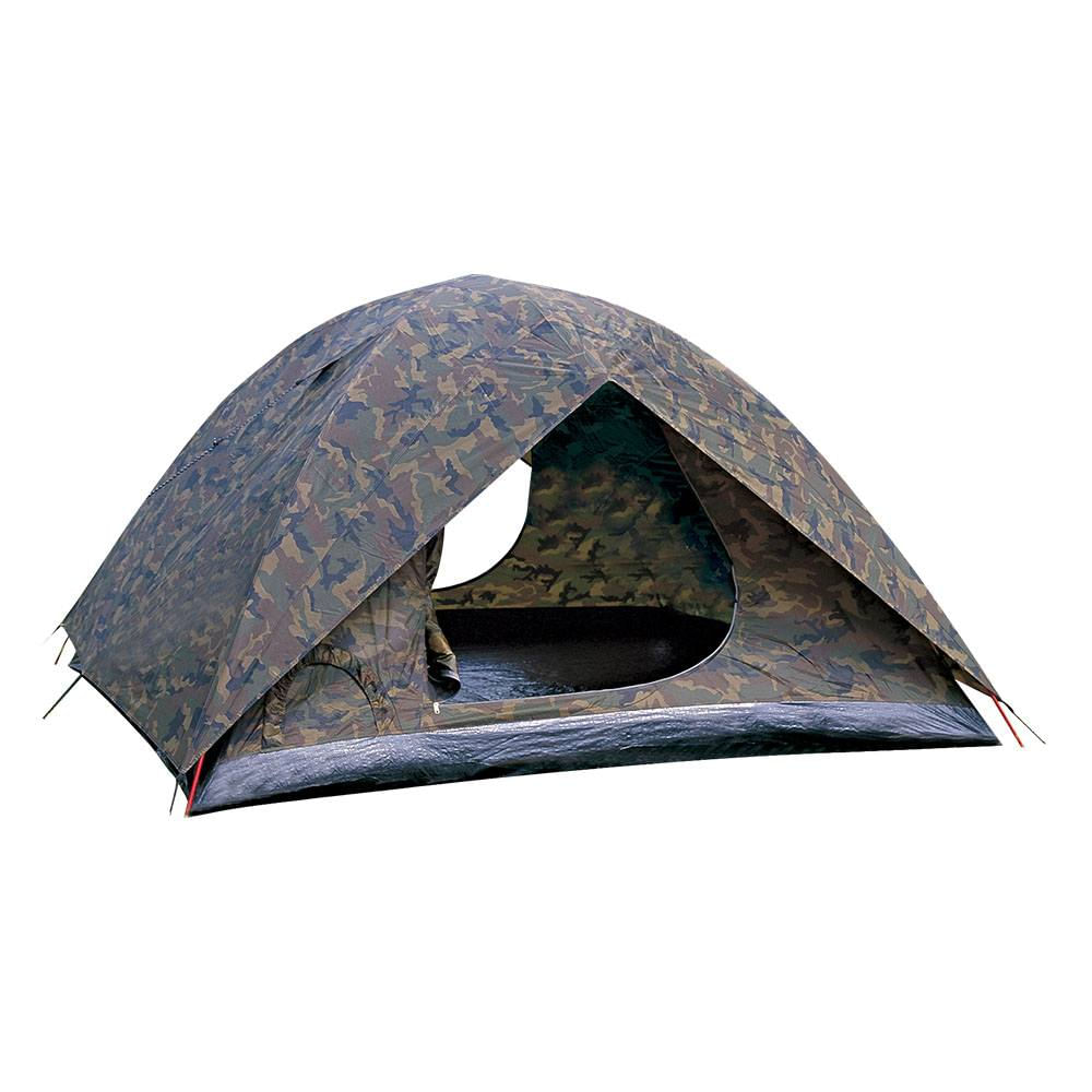 Encontraproduto.com.br - Barraca de Camping Nautika Amazon 3/4 pessoas Coluna dágua de 1800mm Camuflada