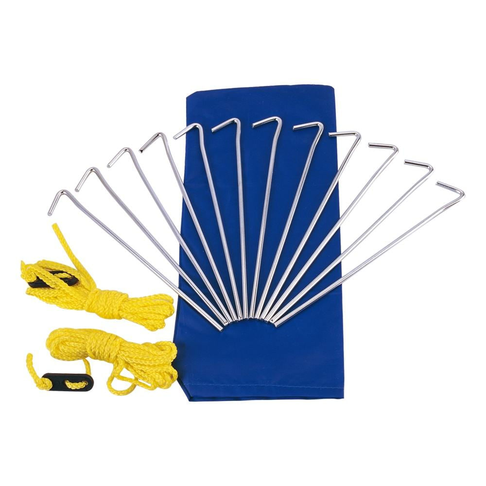 Encontraproduto.com.br - Conjunto de estacas com cordinhas NTK Camp Kit