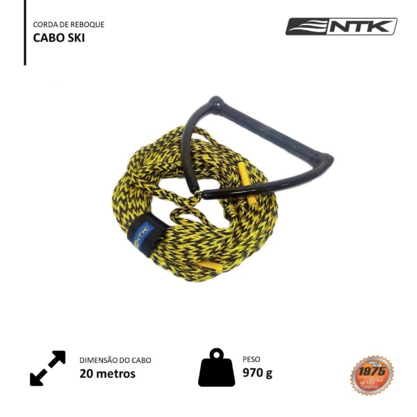 Encontraproduto.com.br - Cabo Ski Corda de Reboque para Esportes Aquáticos Nautika