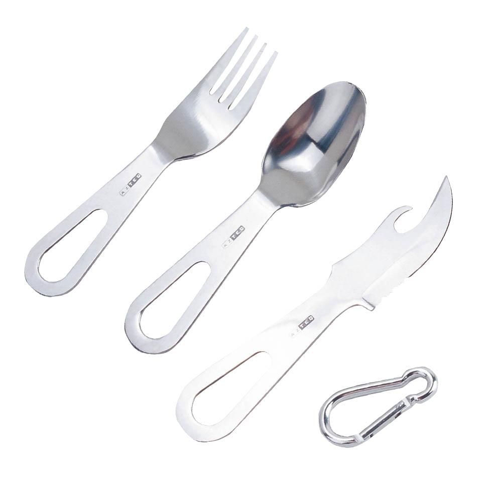 Encontraproduto.com.br - Conjunto de talheres Azteq Jamboree prático e resistente