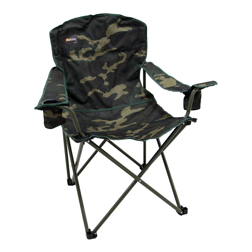 Encontraproduto.com.br - Cadeira Dobrável Ntk Pandera Com Dois Porta Copos Camuflada