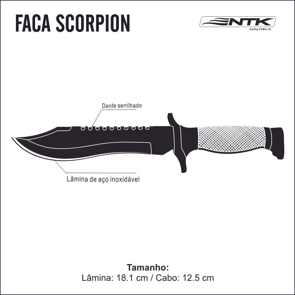 Encontraproduto.com.br - Faca Scorpion NTK