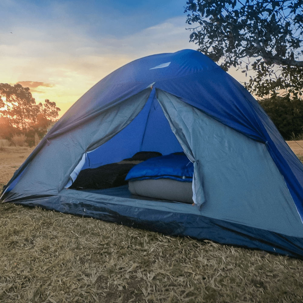 Encontraproduto.com.br - Barraca de camping Fox NTK 6/7 pessoas e coluna dágua de 1800mm