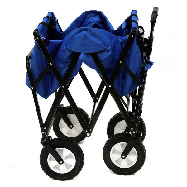 Encontraproduto.com.br - Carrinho Wagon NTK dobrável para acampamentos e suporta até 80kg