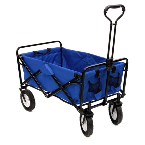 Encontraproduto.com.br - Carrinho Wagon NTK dobrável para acampamentos e suporta até 80kg