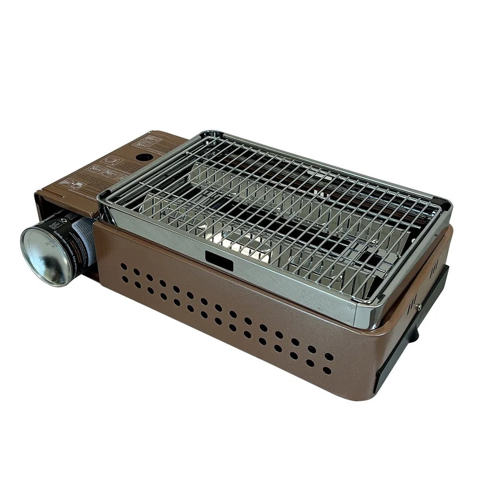 Fogareiro Horizontal Guepardo Grillmaster com sistema Flex Fuel