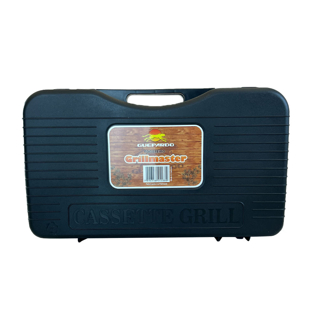 Encontraproduto.com.br - Fogareiro Horizontal Guepardo Grillmaster com sistema Flex Fuel