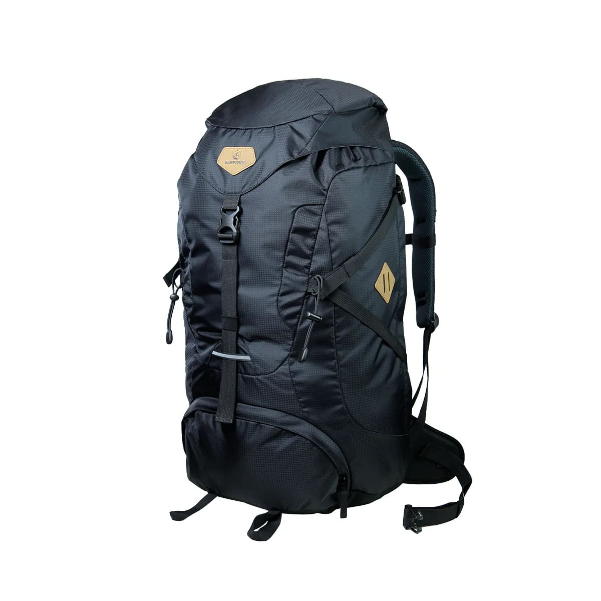 Encontraproduto.com.br - Mochila Guará 50 Litros Guepardo com Cinta Ajustável e Divisórias Internas