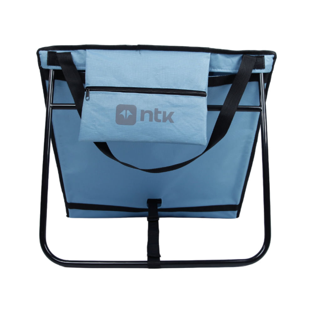 Encontraproduto.com.br - Espreguiçadeira e Esteira Portátil de Praia com Almofada Alça e Bolso NTK