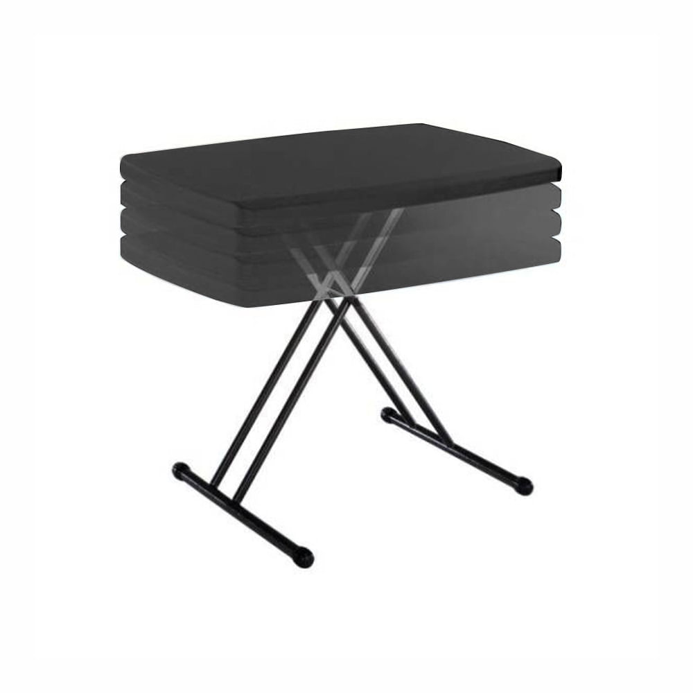 Encontraproduto.com.br - Mesa dobrável com ajuste de altura Robust 80cm NTK