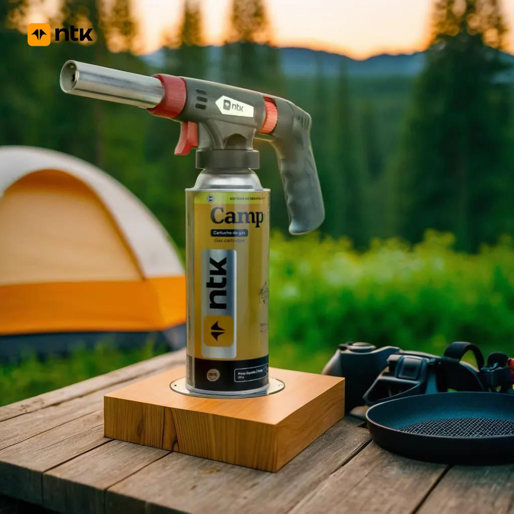 Encontraproduto.com.br - Maçarico Portátil Ikon Mini com Ignição Automática NTK