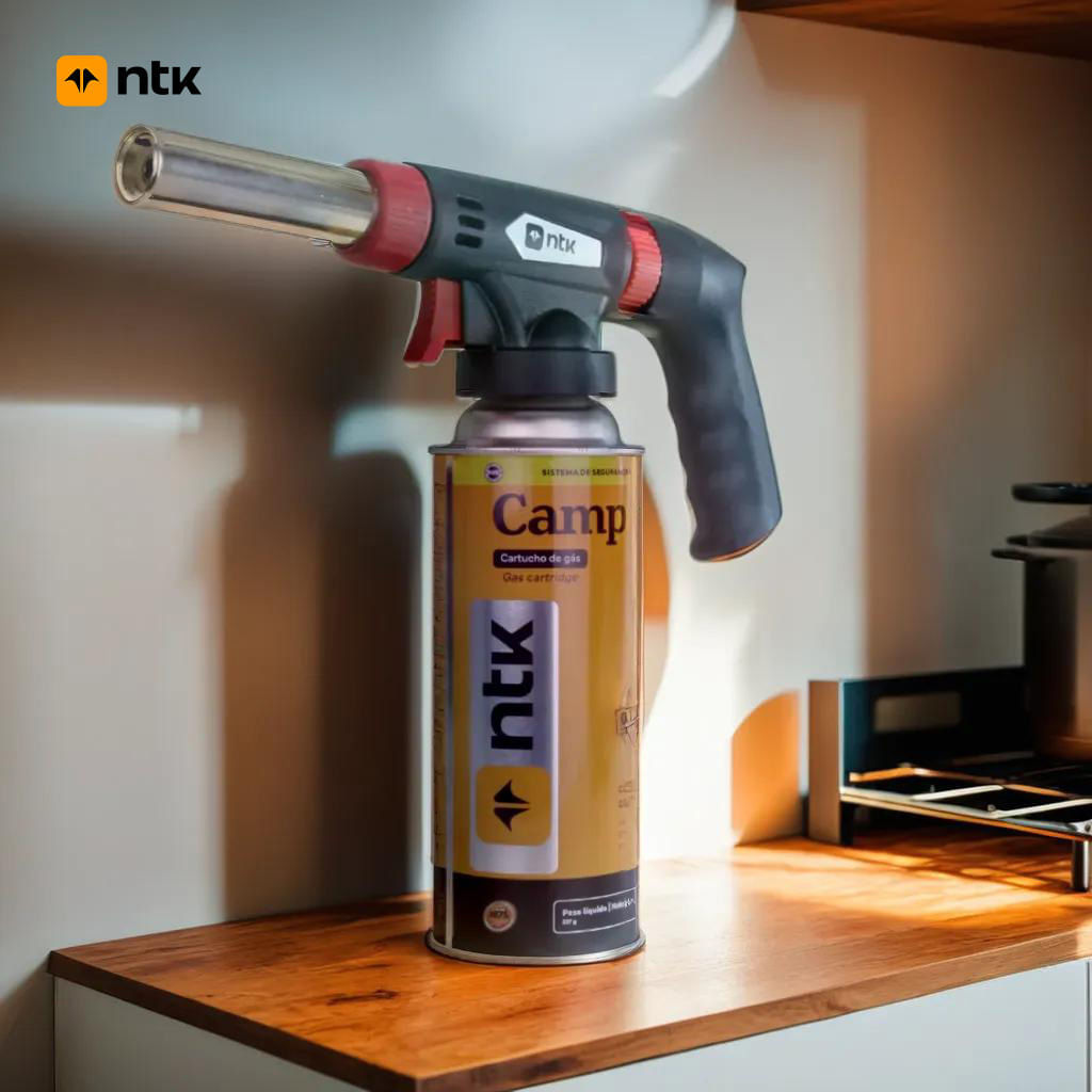 Encontraproduto.com.br - Maçarico Portátil Ikon Mini com Ignição Automática NTK