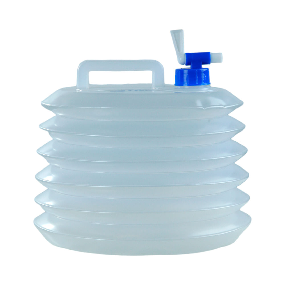 Encontraproduto.com.br - Galão Colapsável 10L Sanfonado Compacto para Camping e Trilhas NTK