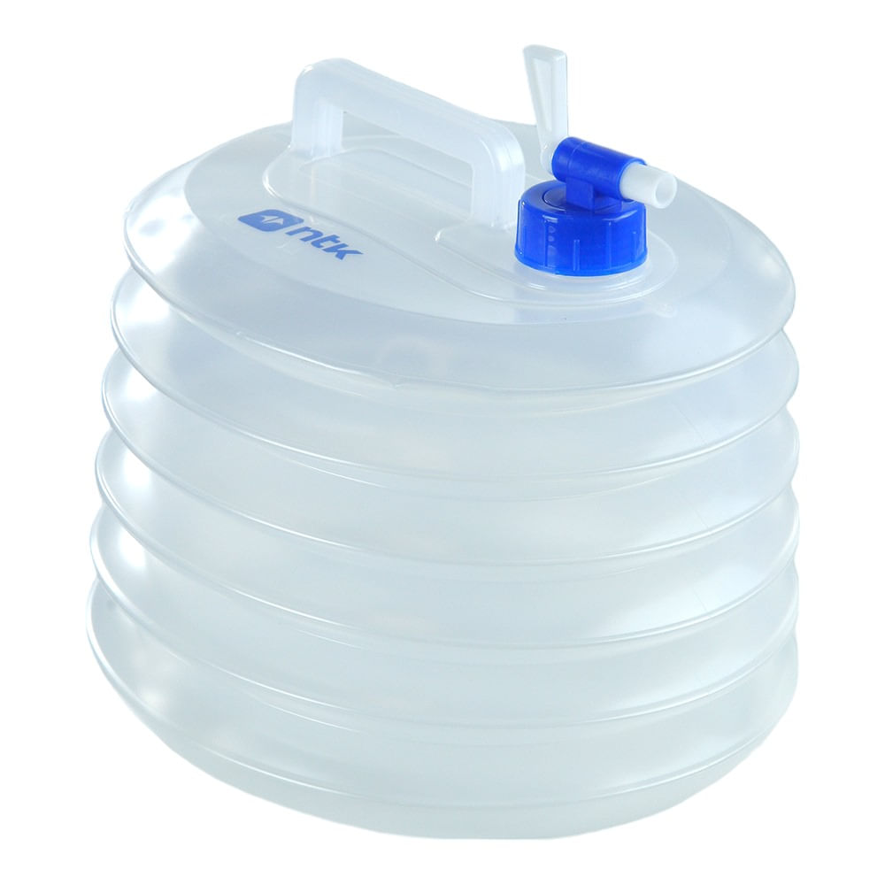 Encontraproduto.com.br - Galão Colapsável 10L Sanfonado Compacto para Camping e Trilhas NTK