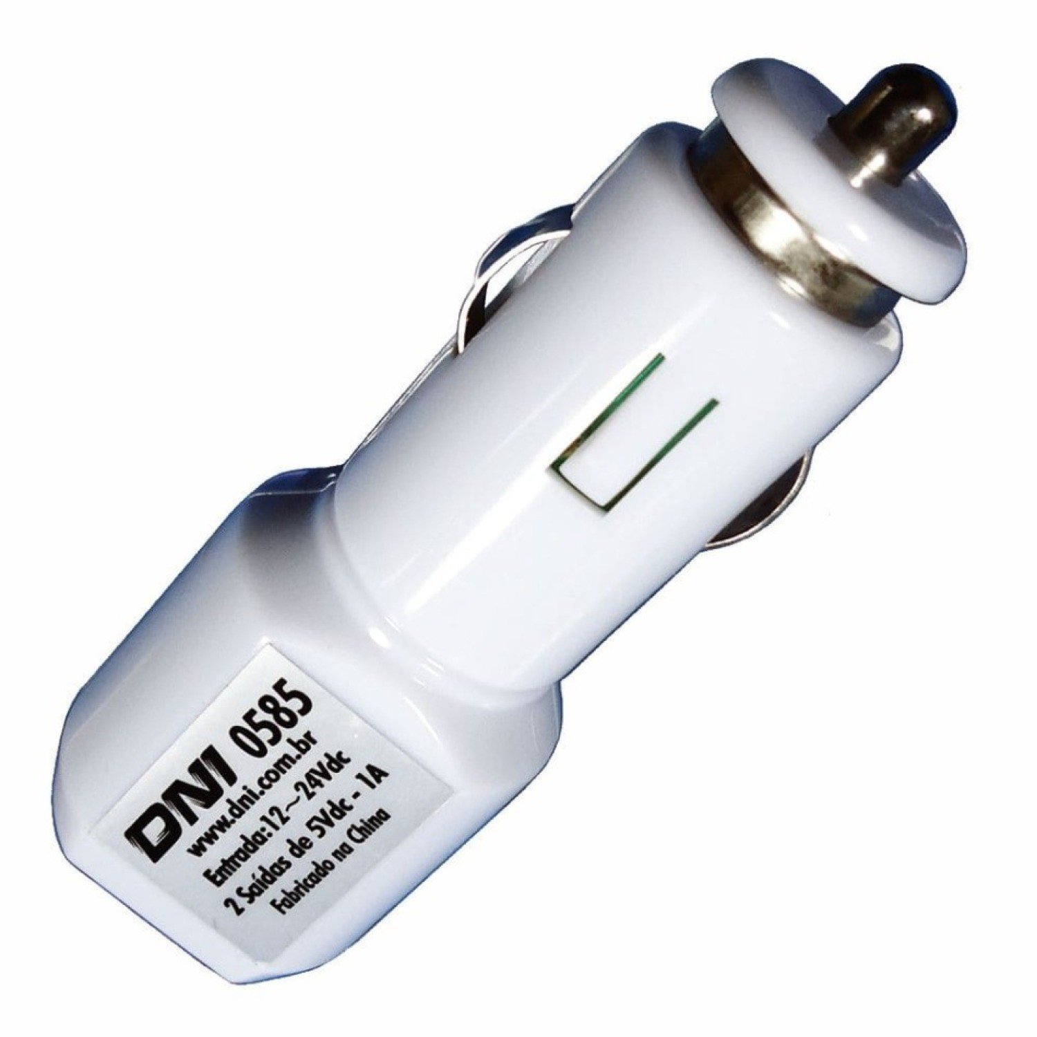 Encontraproduto.com.br - Carregador Automotivo com 2 Saídas USB 0585 DNI