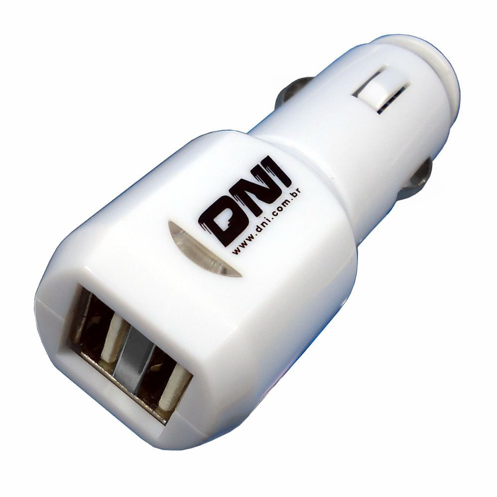 Encontraproduto.com.br - Carregador Automotivo com 2 Saídas USB 0585 DNI