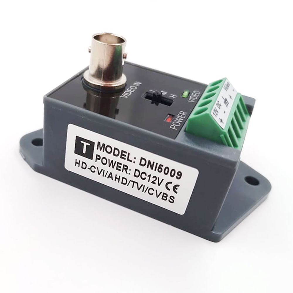 Vídeo Balun Ativo Transmissor Bivolt 5009 DNI
