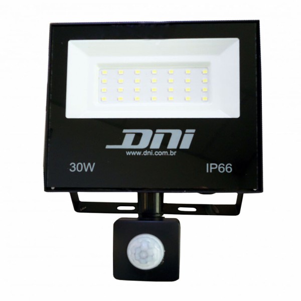 Refletor LED 30W Bivolt com Sensor de Presença 6035 DNI