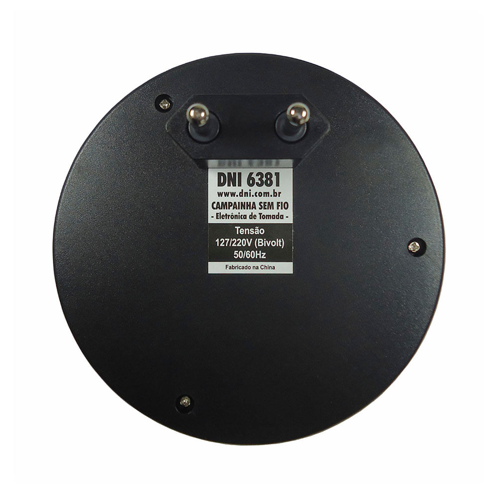 Encontraproduto.com.br - Campainha Eletrônica DNI 6381 25 Sons com Volume Ajustável Bivolt Branca