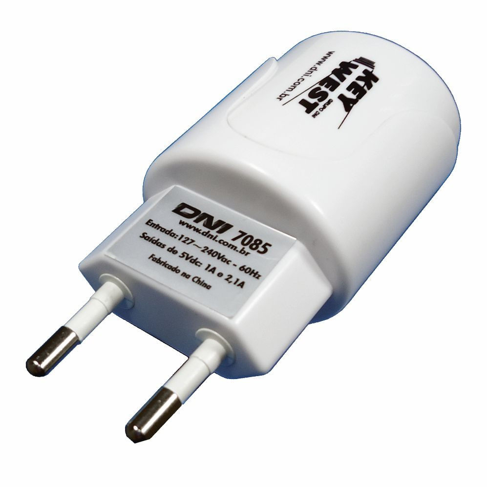 Carregador de Tomada com 2 Saídas USB 7085 DNI