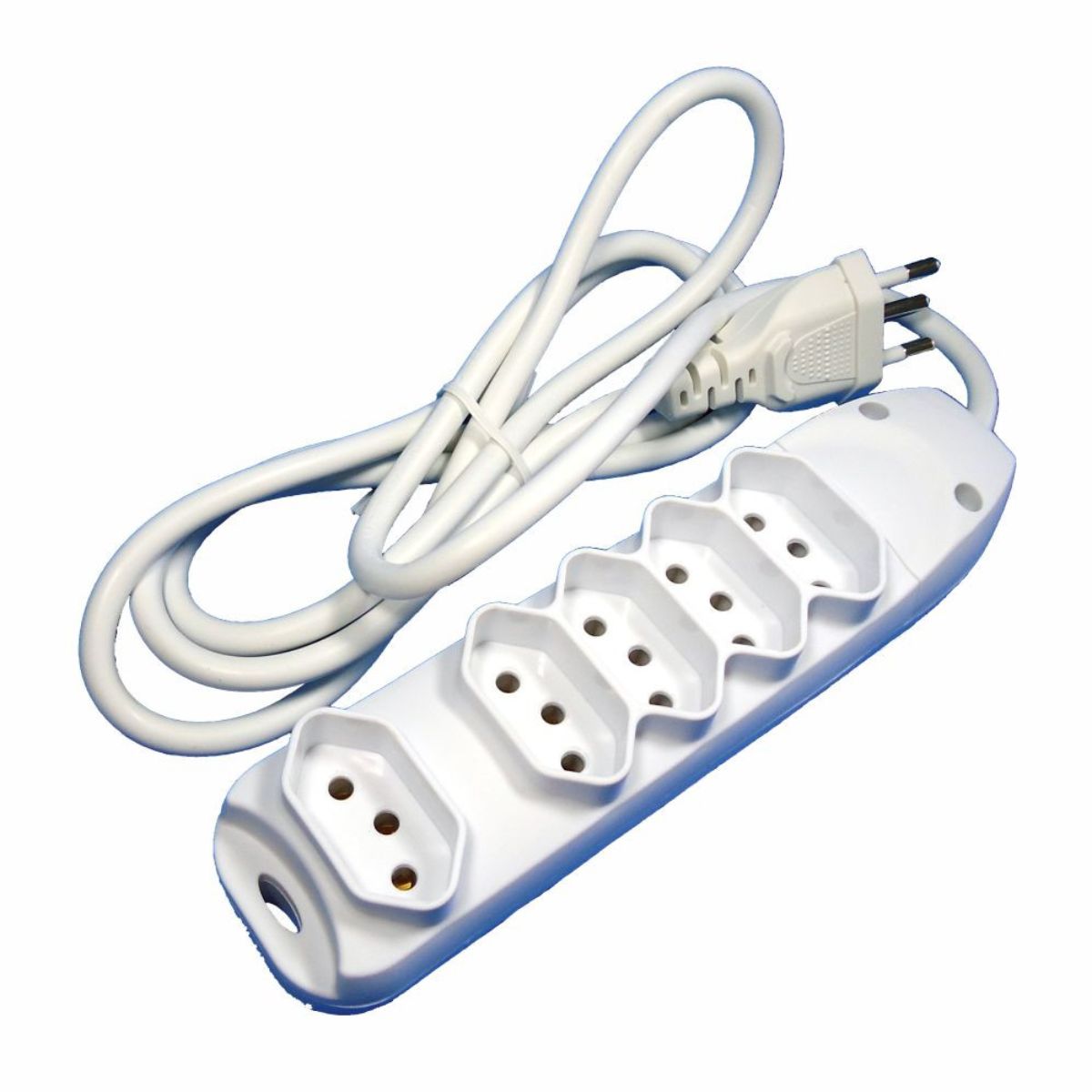 Extensão Elétrica 5 Tomadas 2 Pinos + Fio Terra 3m 10a Key West