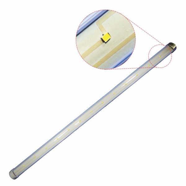 Encontraproduto.com.br - LÂMPADA COM 15 LEDS SMD  400 LÚMENS  4W - Ø 26MM X 600MM  ONIBUS VANS  BARCOS TRAILERS  - DNI8841