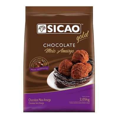 Encontraproduto.com.br - Chocolate Meio Amargo Nobre 2,05kg SICAO