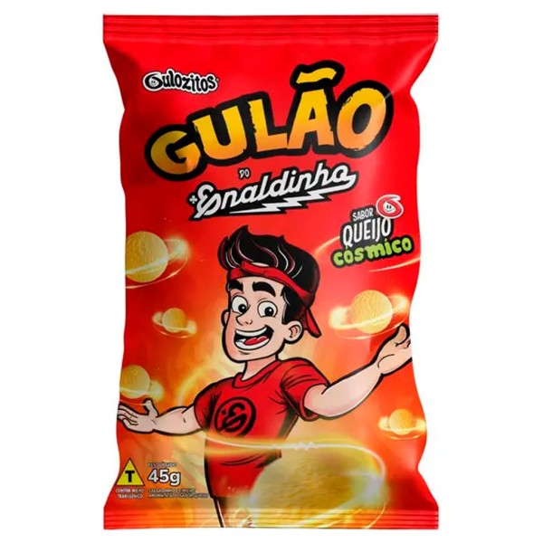 Salgadinho Queijo Cósmico Gulão do Enaldinho 40g - Gulozitos
