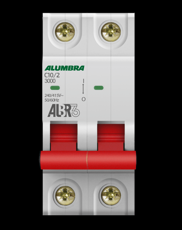 Disjuntor C 2X10 DIN Alumbra