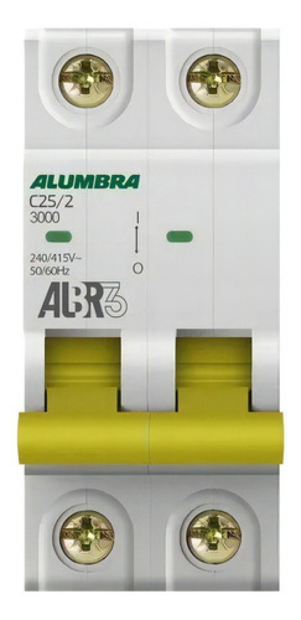Disjuntor C 2X25 DIN Alumbra