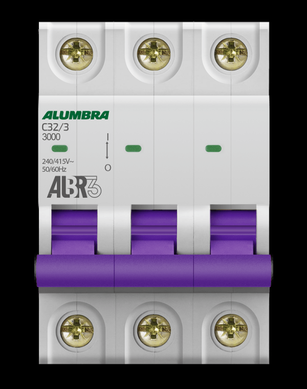 Disjuntor C 3X32 DIN Alumbra