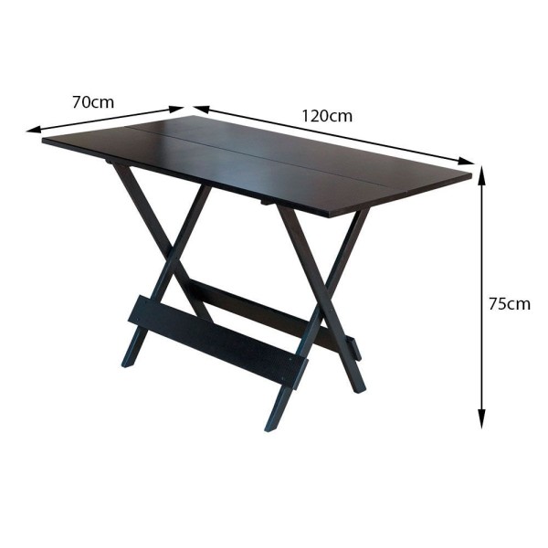 Encontraproduto.com.br - Kit 10 Jogos De Mesa Com 4 Cadeiras De Madeira Dobravel 120X70 - Tabaco - Marrom
